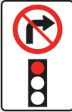 no right turn on red sign